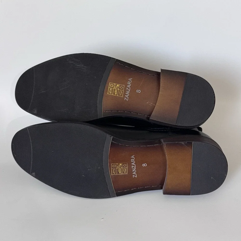 Zanzara Black Chelsea Boots Men's Size 12